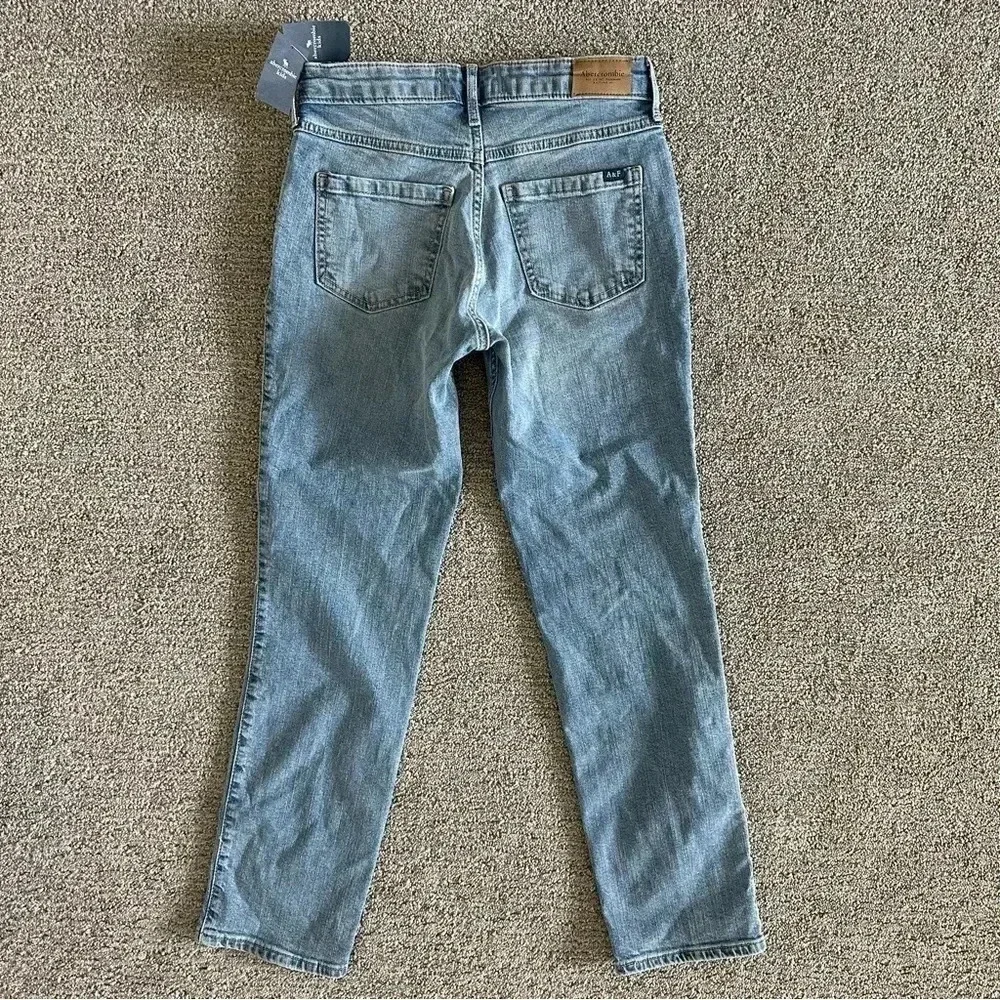 Abercrombie Kids High Rise Straight Jeans‎ Butterfly Size 13/14